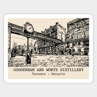 Gooderham and Worts Distillery - Toronto ON Magnet